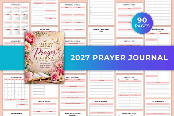 2027 Prayer Journal KDP Graphic