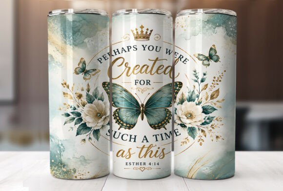 Christian Bible Verse 20oz Tumbler Wraps