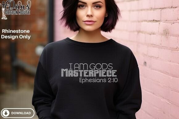 God’s Masterpiece Rhinestone SVG for Crafts