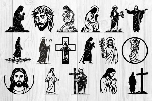 Jesus Christian Cross Faith SVG Bundle for Wall Decor